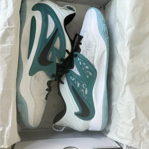 Nike KD15 in White, Black, and Teal New in Box Mens 11.5 Women’s 13 s-l1200.jpg main image 3